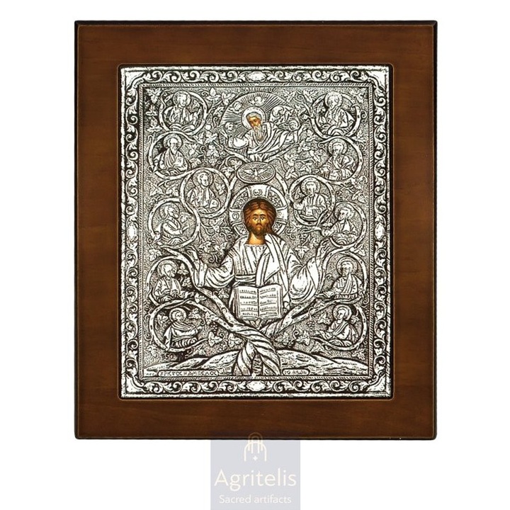 Iconita Agritelis Sacred Artifacts din argint 925o, model Vita, 17x13cm, lucrata manual