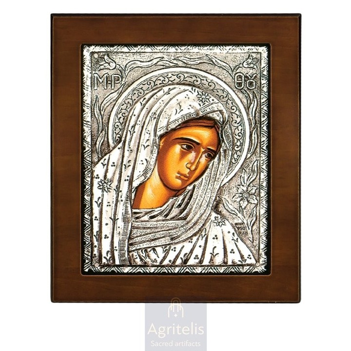Iconita Agritelis Sacred Artifacts, argint 925o, 17x13cm, lucrata manual