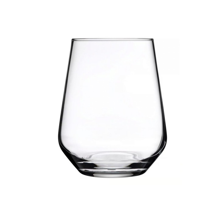 Pahar apa Pasabahce Allegra, sticlă, 345ml, rezistent la impact și zgârieturi