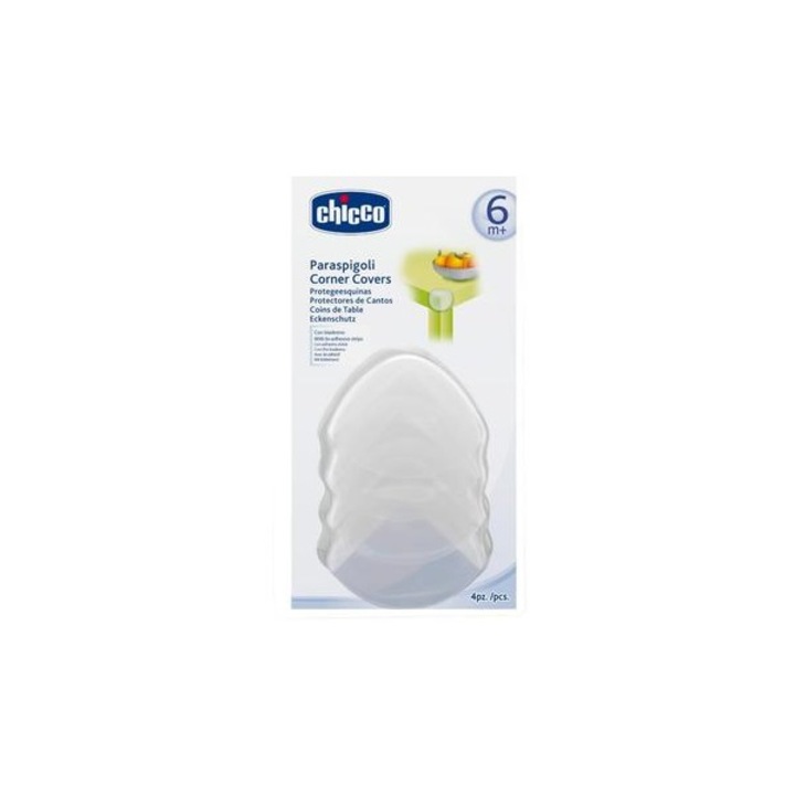 Protectii de colt Chicco, set 4 buc, alb