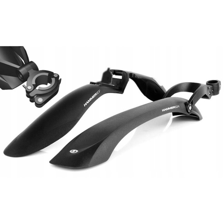 Aripa bicicletă Simpla Hammer 3 SDE, negru-alb, set, 24-29 inci, 24.0-32.8 mm