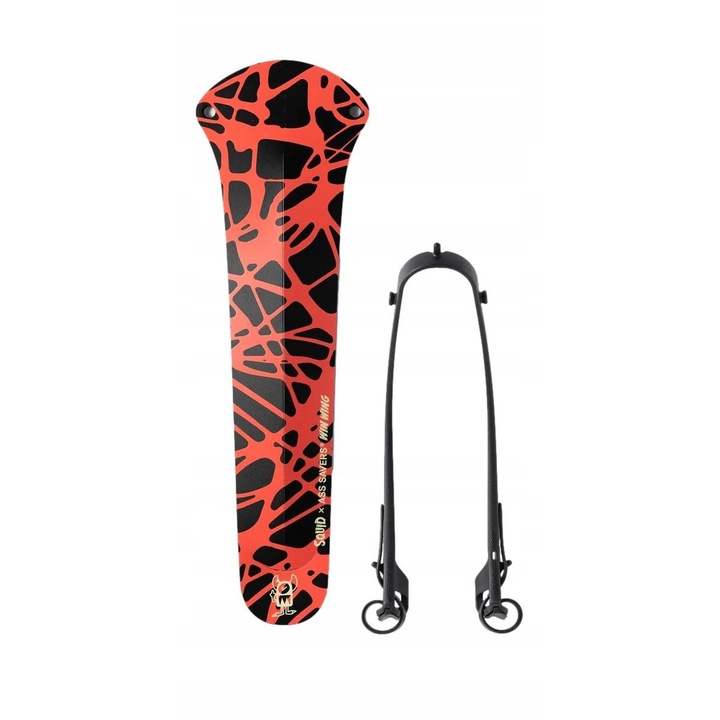 Bara de noroi bicicleta Ass Savers Win Wing Road 2, spate, 360x70mm, pentru anvelope max. 38mm, usor de montat