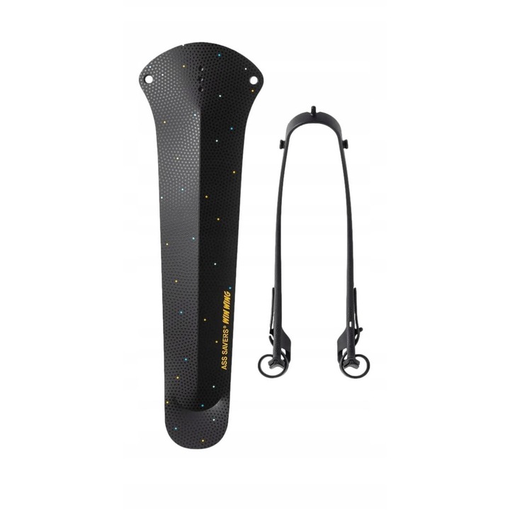 Aparatoare bicicletă Ass Savers Win Wing Road 2, spate, montare rapidă, 64g, compatibilă cu anvelope până la 38mm, culoare praline