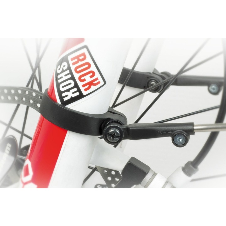 Suporturi pentru aparatori bicicleta, SKS, 31-34.5mm, set 2 buc, negru