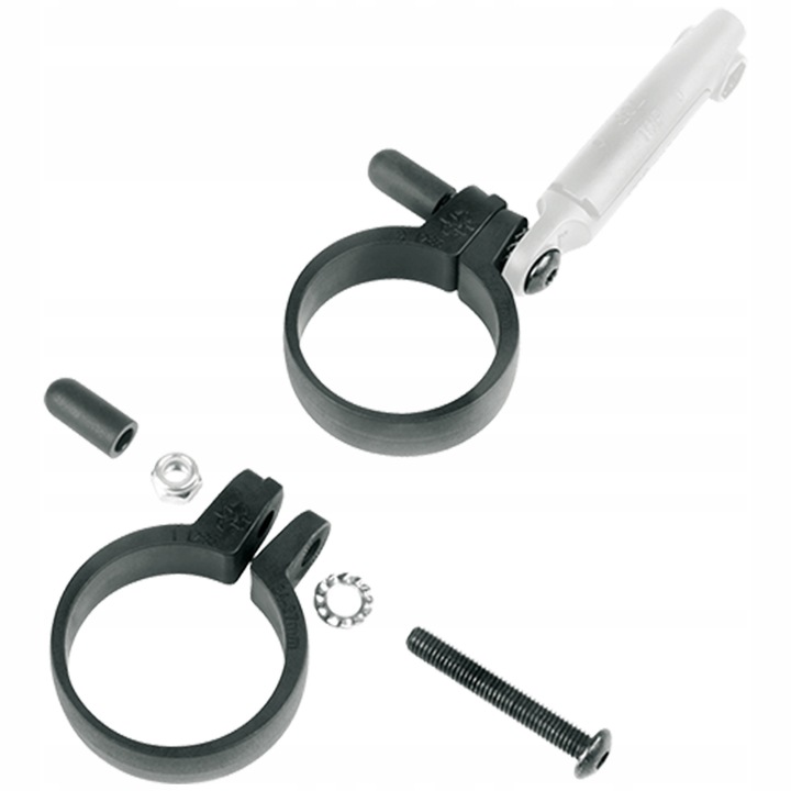 Set cleme SKS pentru aripi bicicleta, 40-43 mm, plastic, negru