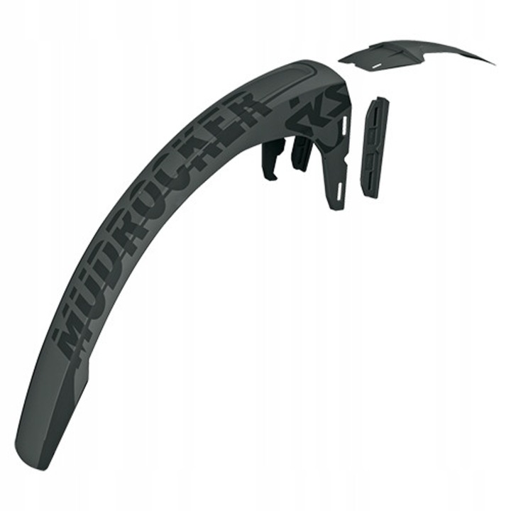 Aripa spate SKS Mudrocker, MTB, plastic rezistent, neagră, 840mm, pentru roți 27.5-29"