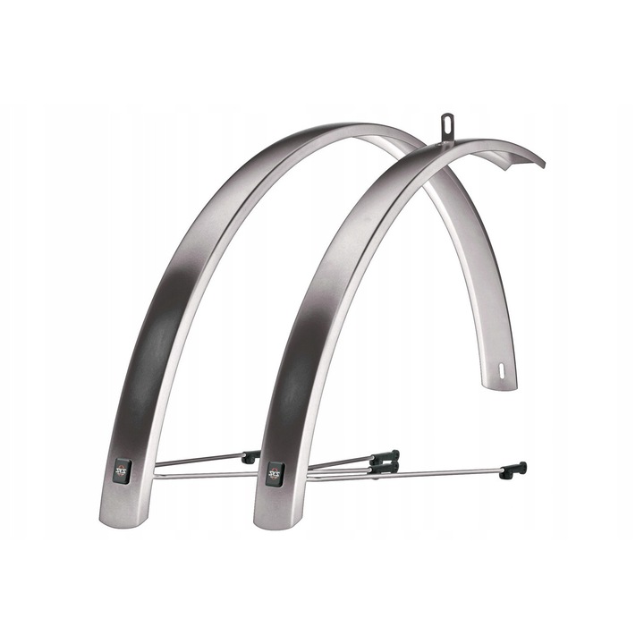 Set aparatori de noroi SKS Edge AL 46, aluminiu, 46mm, argintiu, 27.5"/28"