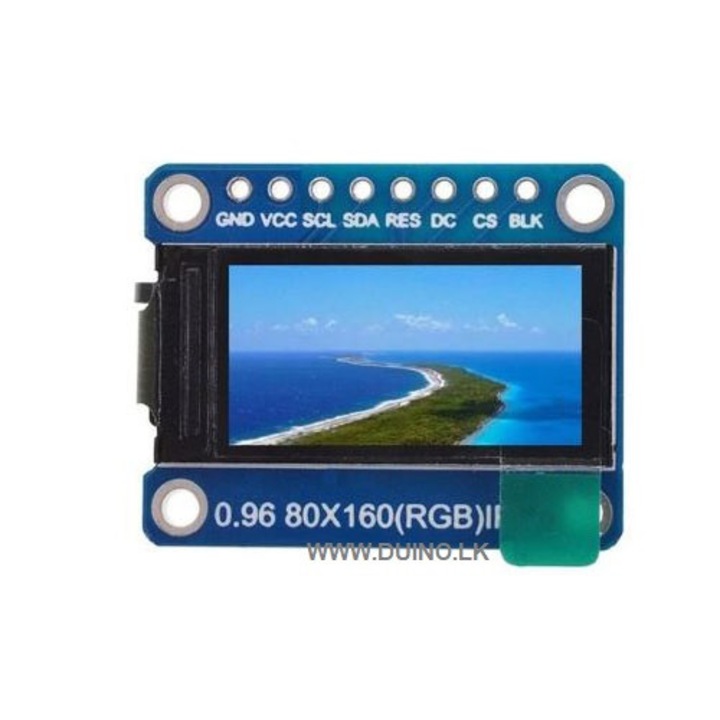 Display TFT 0.96", 80x160, grafic, 3.3V, 30x24mm
