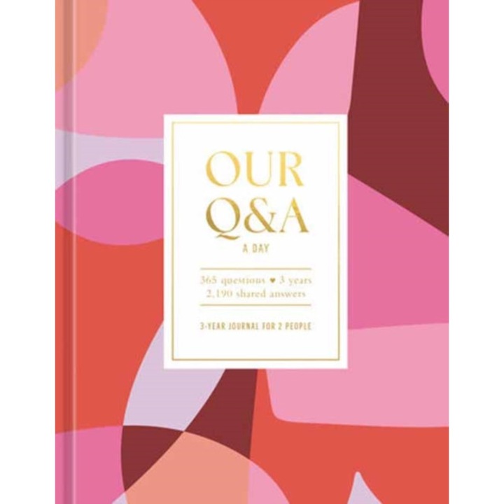 Our Q&a A Day (hearts): 3-year Journal For 2 People -