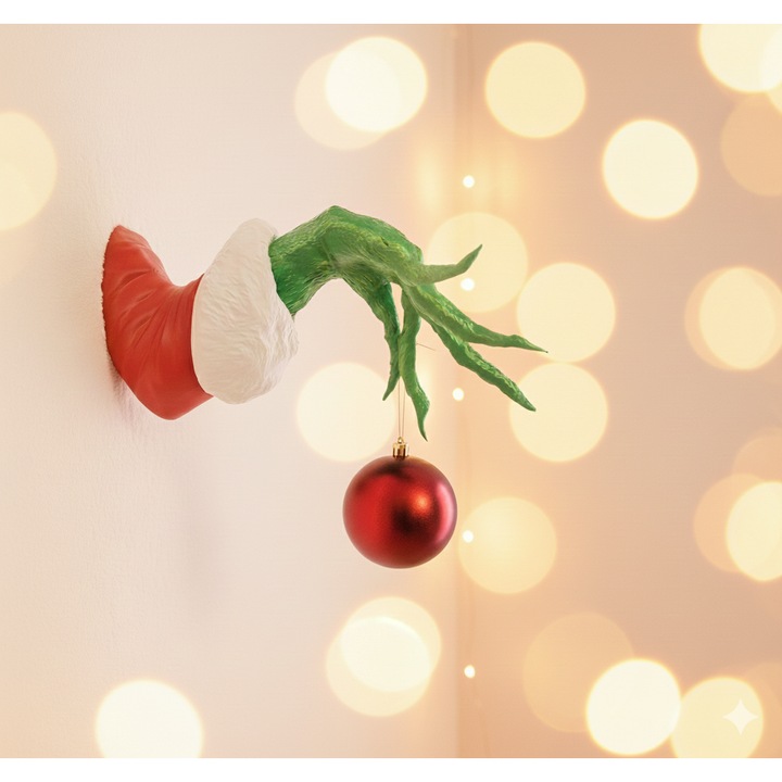 Decoratiune de Craciun Grinch, 20x10x5cm