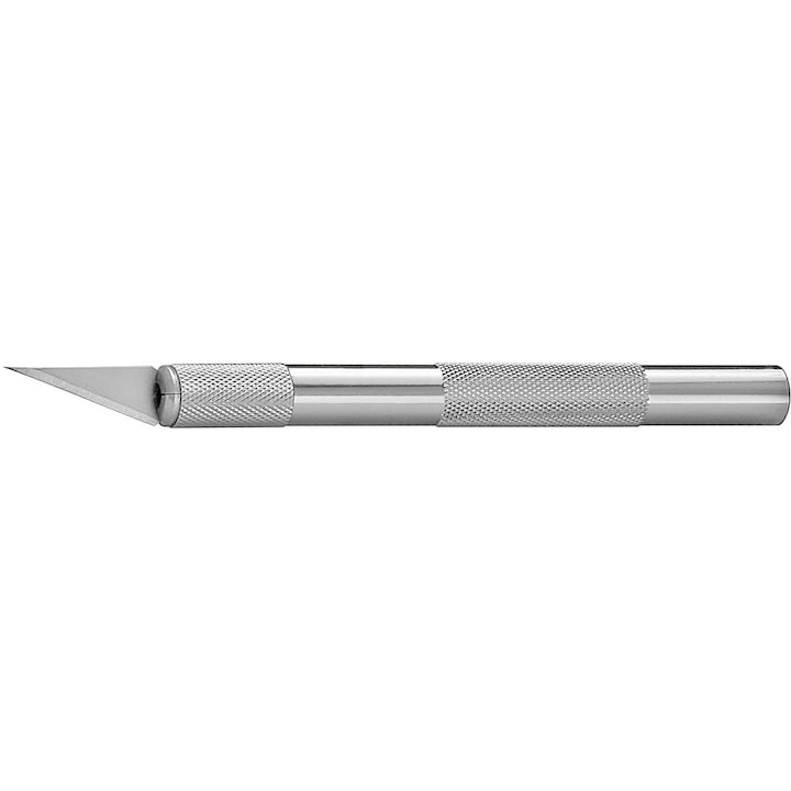 Bisturiu de precizie FixPoint, aluminiu, inclusiv 2 lame, 11x150mm