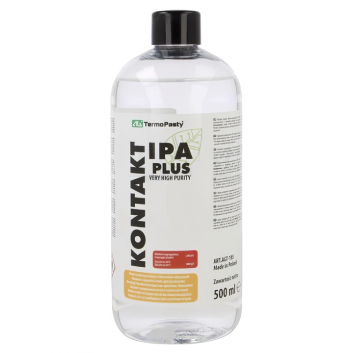 Alcool Izopropilic Termopasty Kontakt IPA Plus, 500ml ART.AGT-105