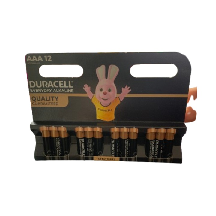 Duracell Basic AAA alkáli elemek, 12 db-os szett