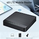 Router wireless 4G LTE, MOSMAOO®, With SIM CARD SLOT, 300Mbps, Wi-Fi Router Connects Up 30 Devices, Modem, Usor de transportat, Pentru munca si calatorii, Negru