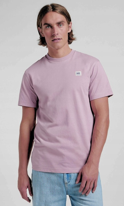 Férfi póló, Lee, WW TEE, túlméretezett, lila, pamut