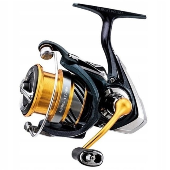 Mulineta spinning Daiwa Revros LT 3000-C, usor si rezistent, rotor Air Rotor, manivela aluminiu, 3000