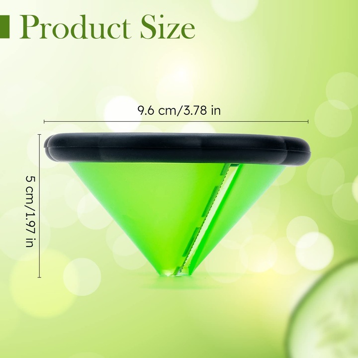 Уред за навиване и нарязване на зеленчуци, DUOAMARE, зелен, компактни размери