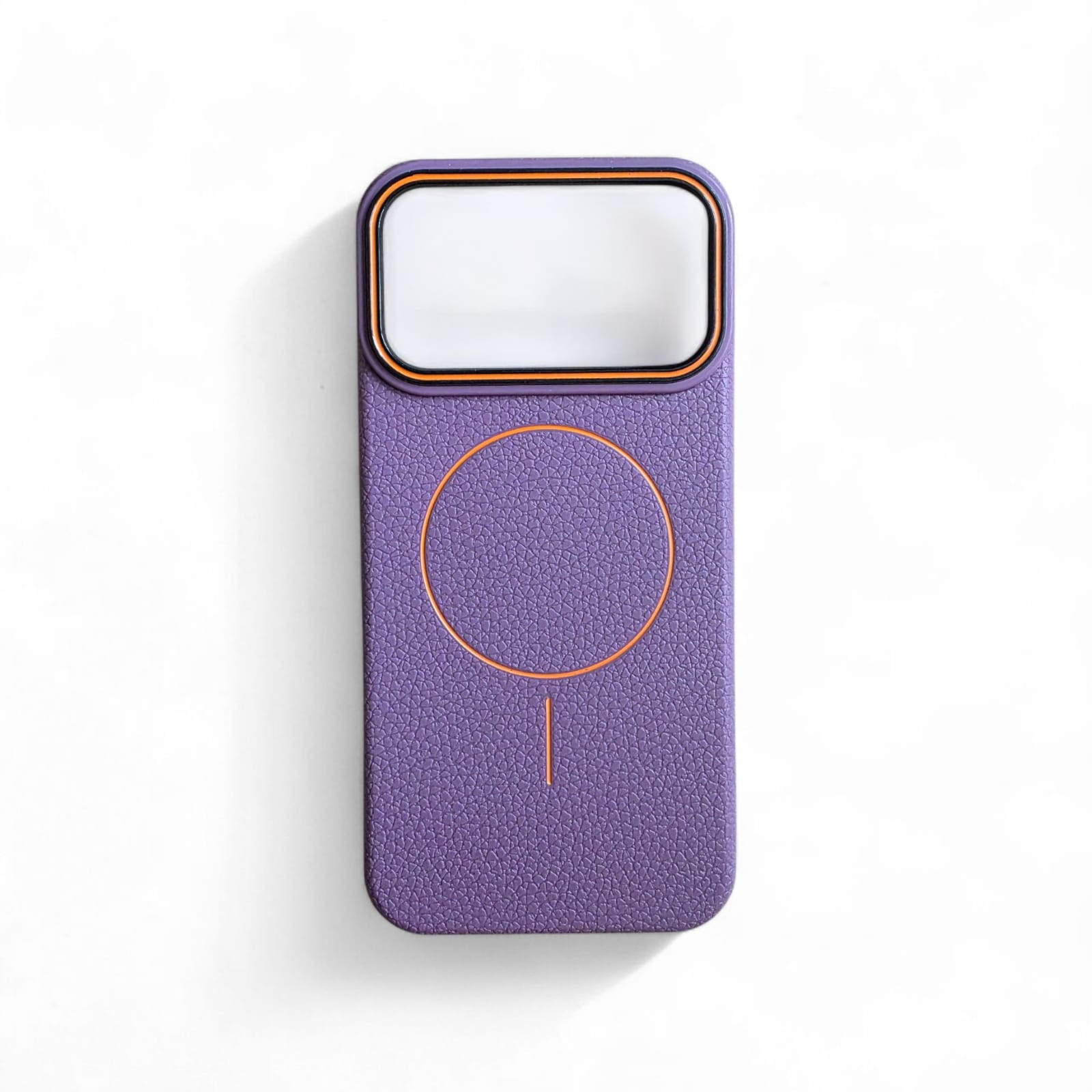 Husă magnetica Case pentru iPhone 17 Pro Max, TPU, culoare mov, margini ridicate, protecție ecran și cameră