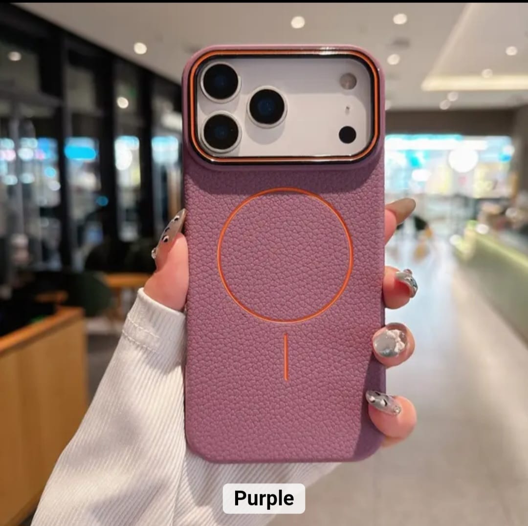 Husă magnetica Case pentru iPhone 17 Pro Max, TPU, culoare mov, margini ridicate, protecție ecran și cameră