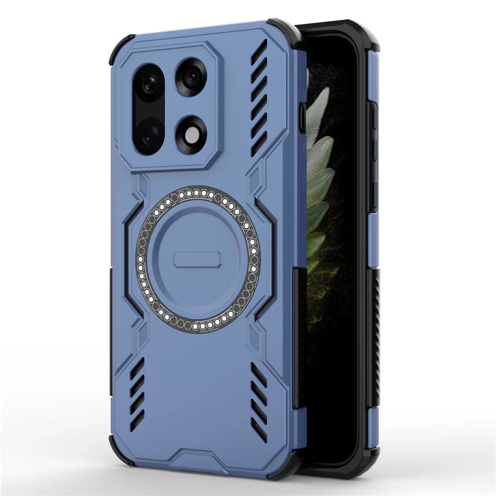 Husă pentru OnePlus 15, SKYDDAR INNOVATION, ArmorMag, Albastră, set cu sticker