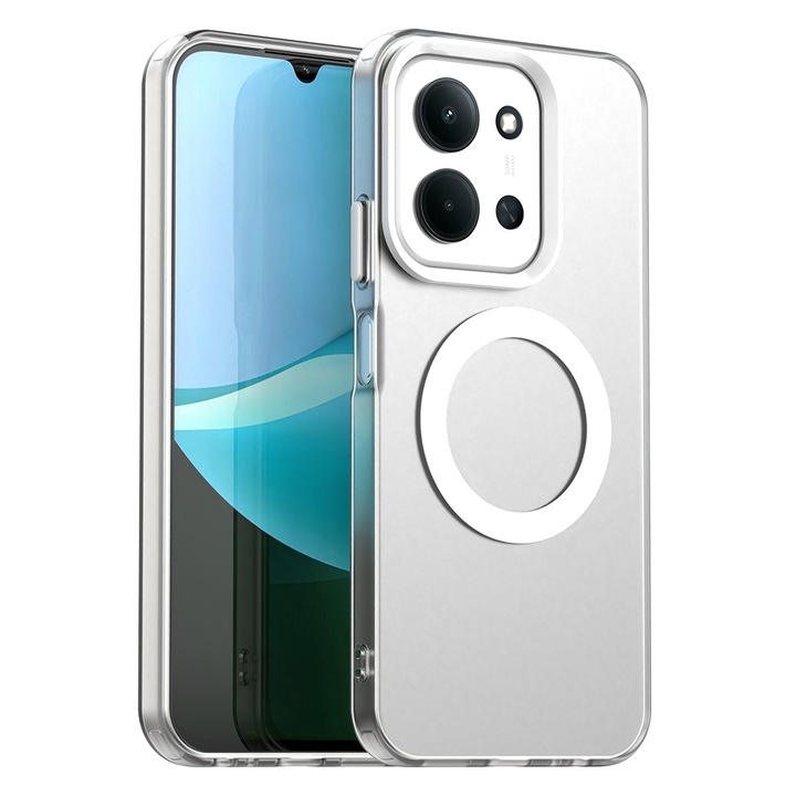 Защитен калъф, съвместим с Xiaomi Redmi 15C 4G / Redmi 15C 5G / Poco C85 4G, Tim, бял