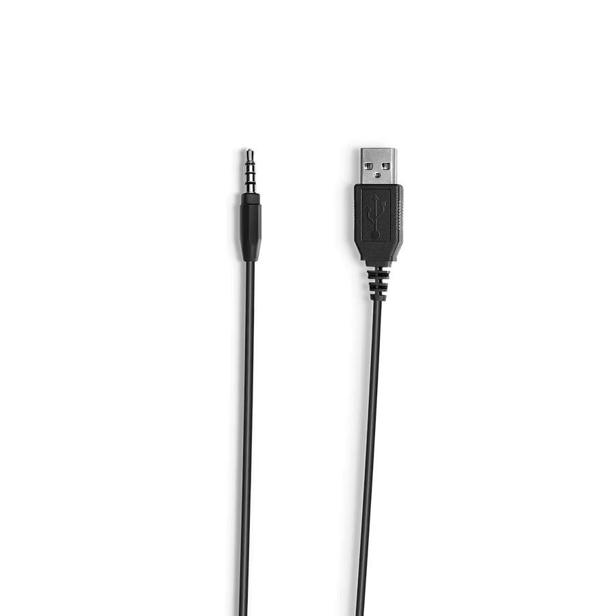 Casti cu fir Jabra Biz 1100 EDU Duo, microfon, negru, 2.0, 3.5mm, 1.8m