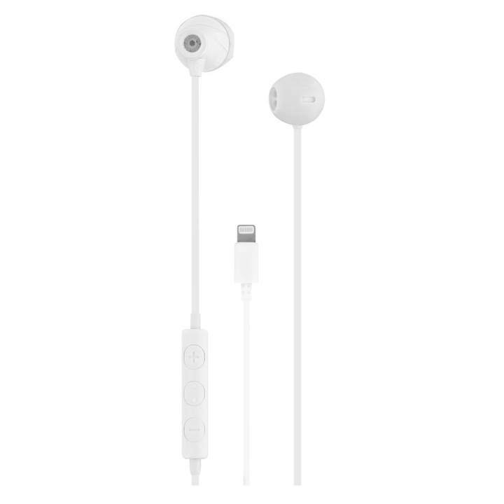 TnB Curv Lightning Headset White, 220249, Mikrofon/Fülhallgató