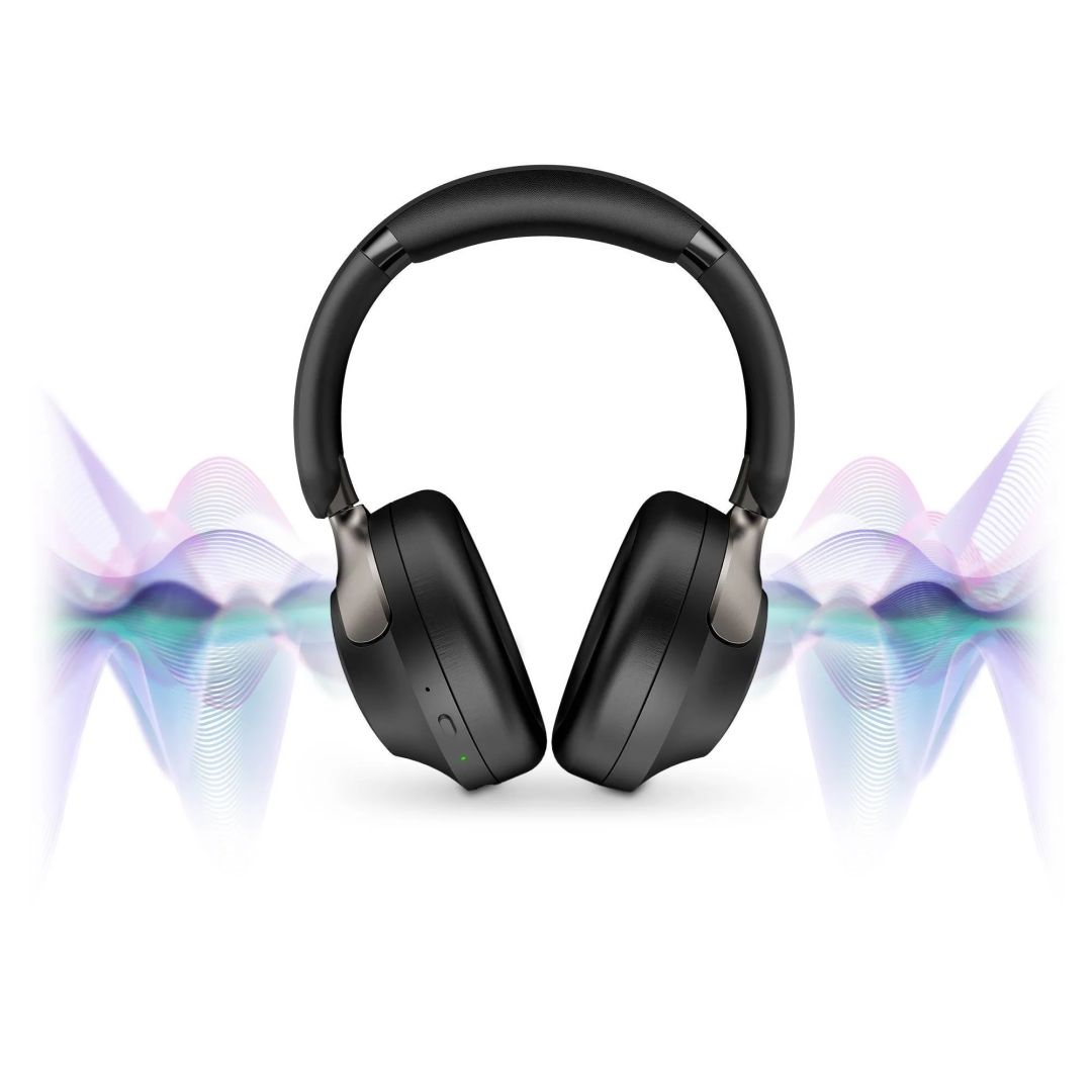 Casti Bluetooth Energy Sistem Nomadic ANC, microfon, negru