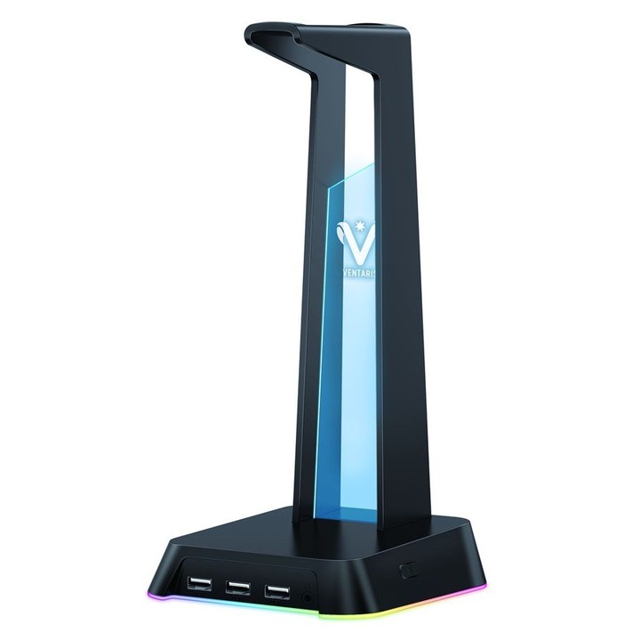 Ventaris GHSO-10 Gaming Headset Stand Black, 255676, Mikrofon/Fülhallgató