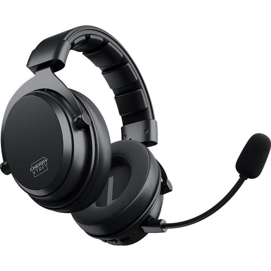 Casti gaming wireless Cherry, XTRFY H3, microfon, Bluetooth, negru