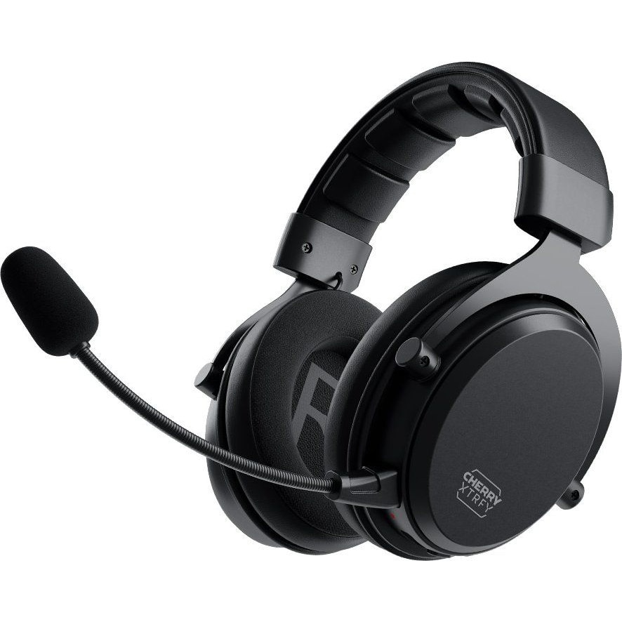 Casti gaming wireless Cherry, XTRFY H3, microfon, Bluetooth, negru