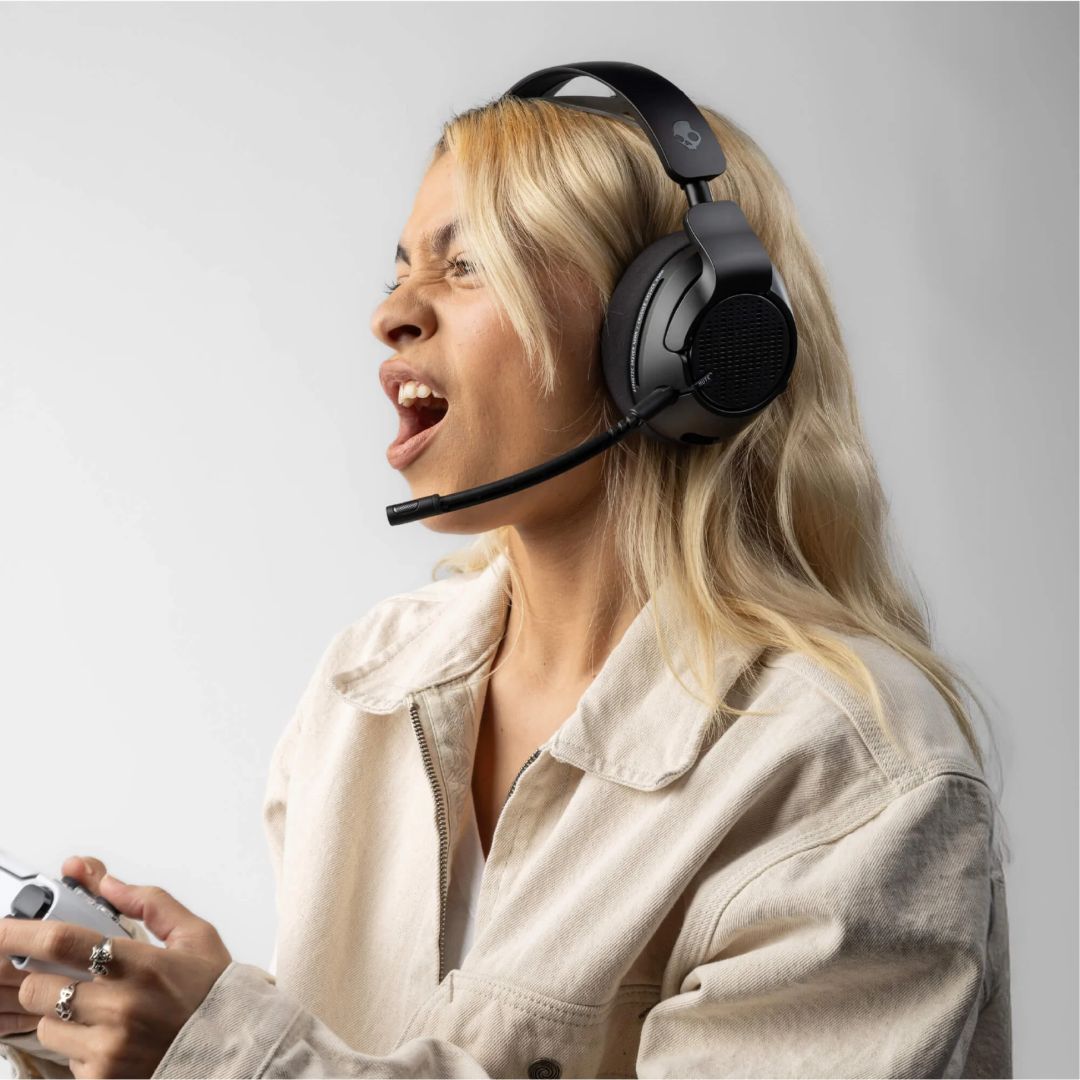 Casti gaming Bluetooth, Skullcandy, Crusher PLYR 720, negru/verde