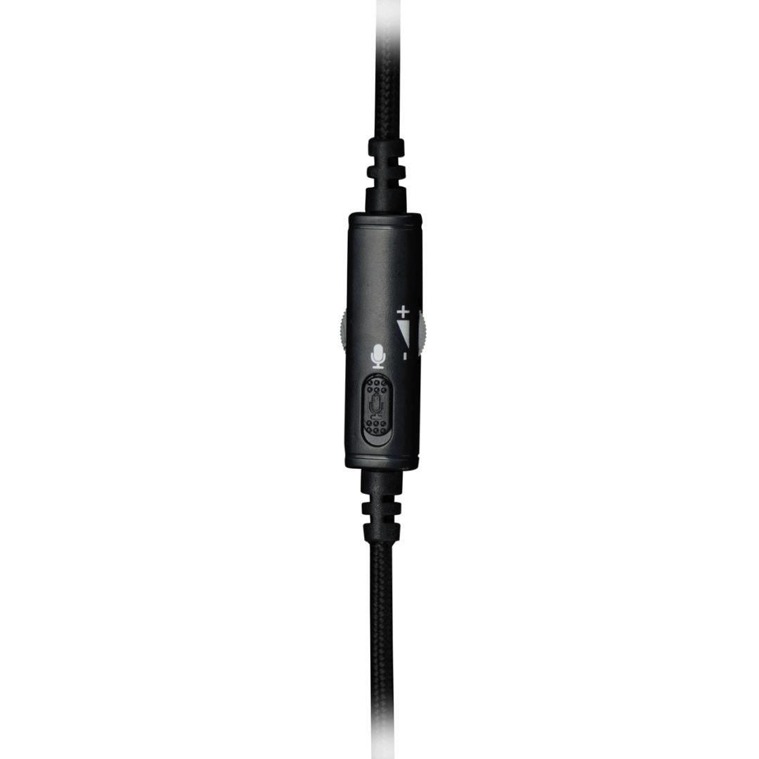 Casti gaming cu fir, White Shark, GH-2446B, microfon, 3.5mm, negru, 2m