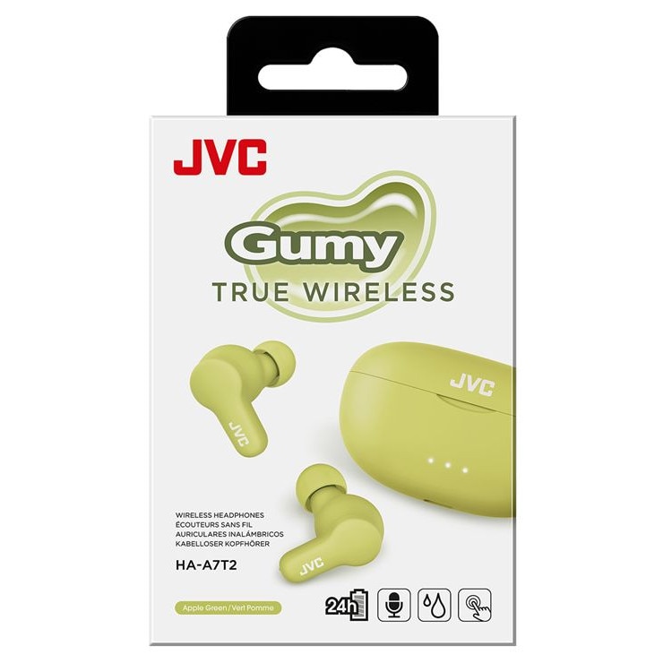Casti wireless JVC, HA-A7T2, verde, microfon, 10m raza de actiune - eMAG.ro