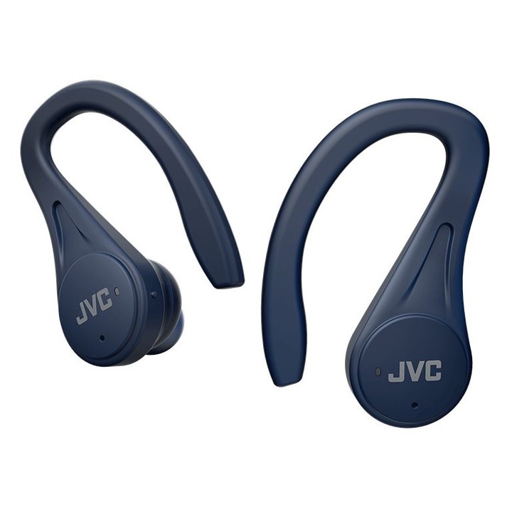 Bluetooth слушалки JVC, HA-EC25T, с микрофон, сини