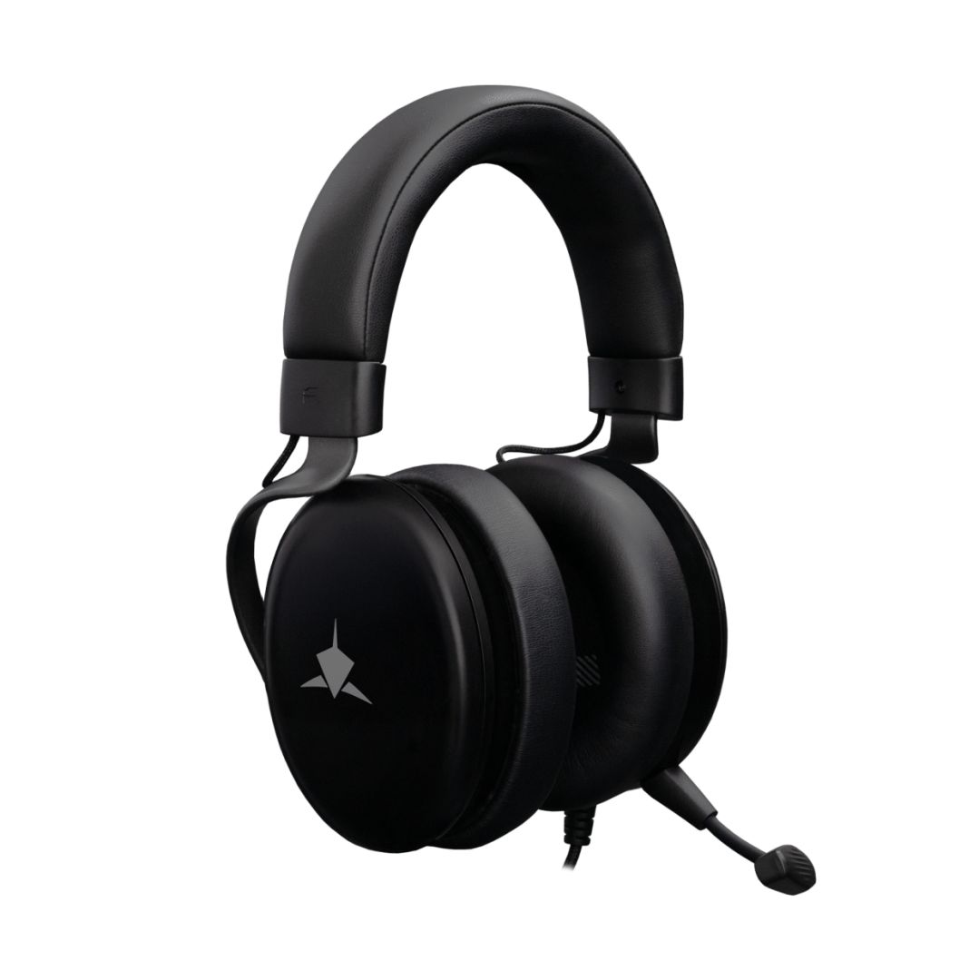 Casti gaming cu fir White Shark, GH-2540B, microfon, 3.5mm, 1.8m, negru