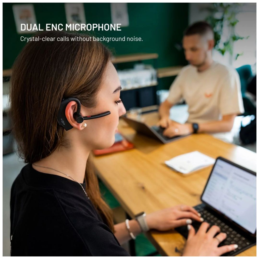 Casca Bluetooth FIXED, Talk Pro, microfon, 32Ohm, 20Hz-20k, negru