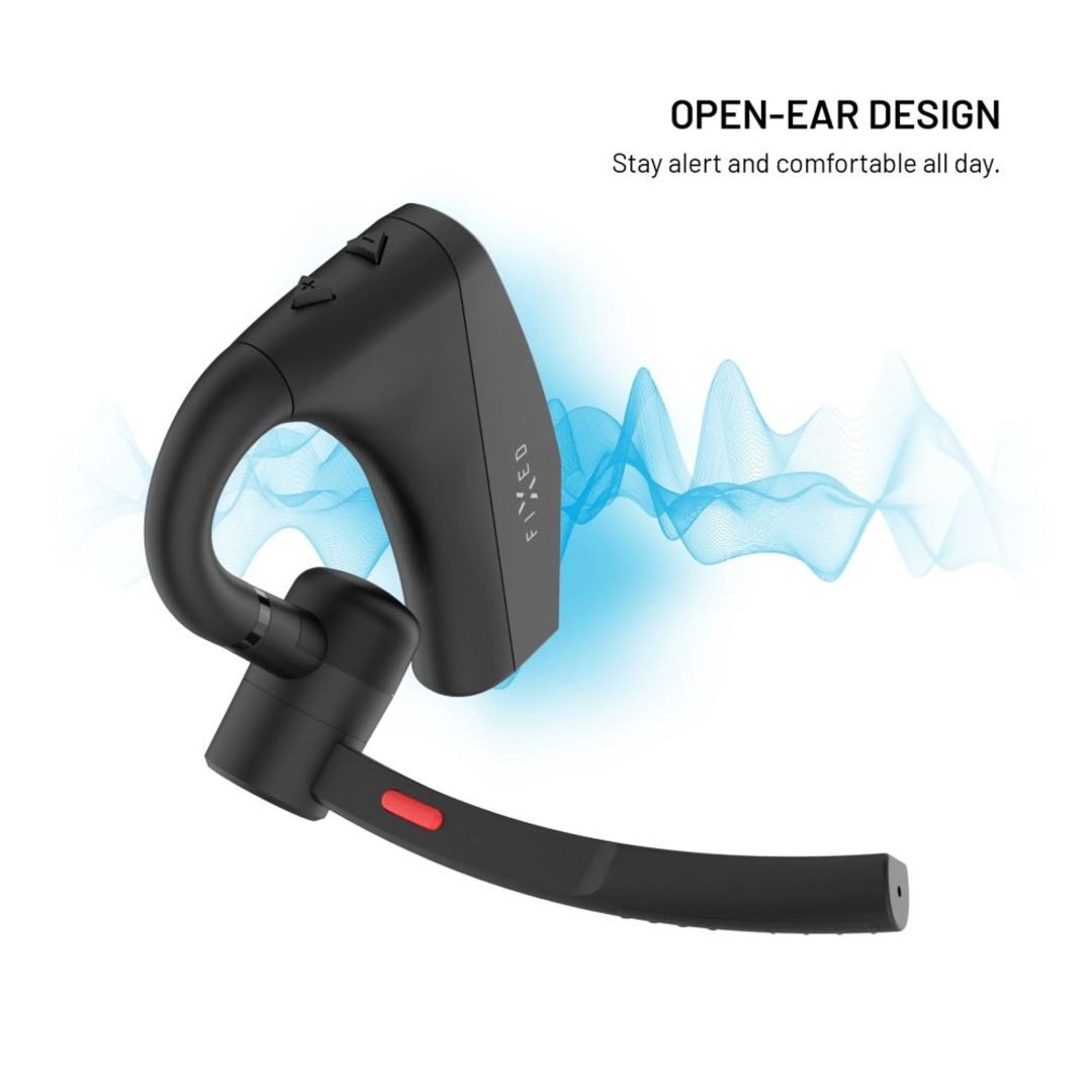 Casca Bluetooth FIXED, Talk Pro, microfon, 32Ohm, 20Hz-20k, negru