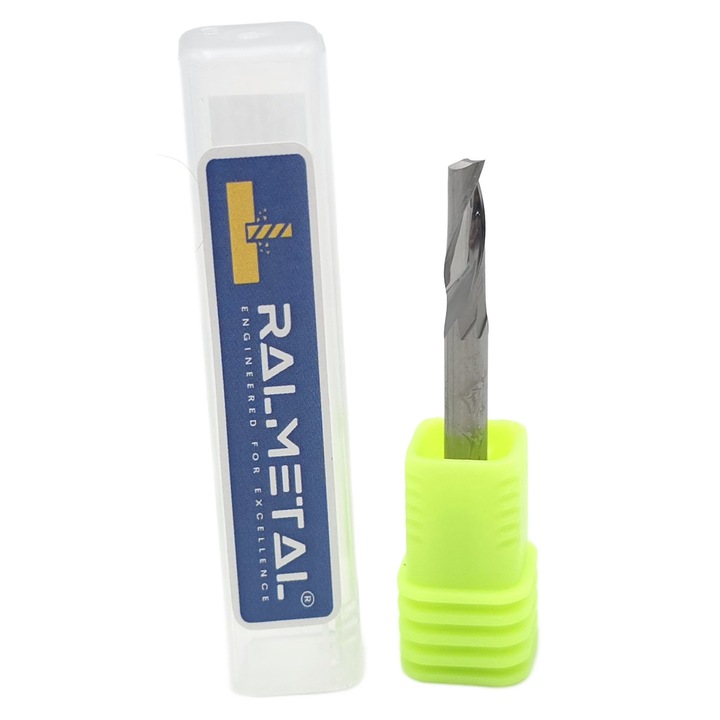 Frez VHM 1 piorowy RALMETAL 4x12x45mm 45 HRC pentru aluminiu