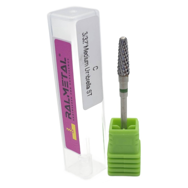 Freza unghii RALMETAL, conic, 4x13x2,35D x 48 mm, granulatie grosiera