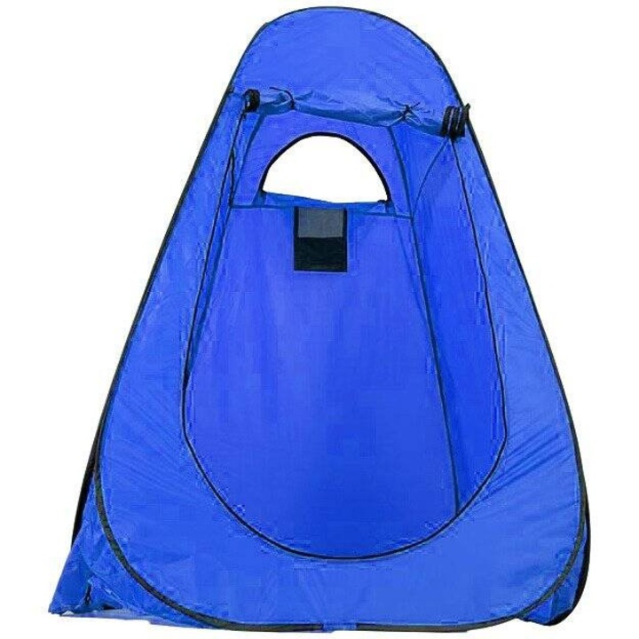 Къмпинг палатка KinderSafe, синя, 4 колчета включени, компактни размери