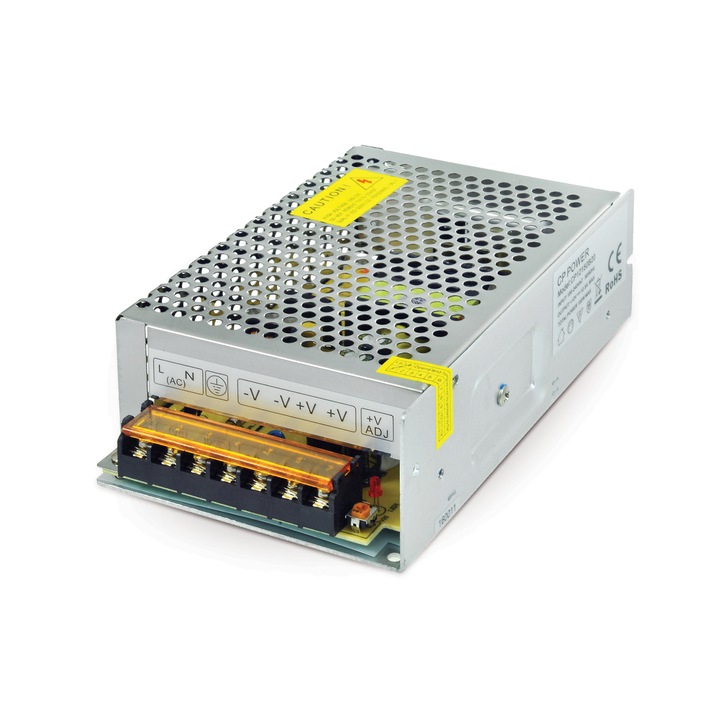 Sursa de alimentare 12V, KOBI LIGHT, 150W, IP20, pentru sisteme LED/automatizari