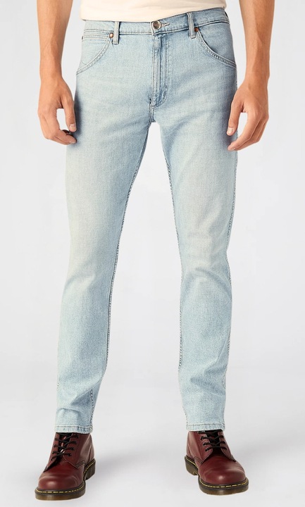 Blugi barbati, Wrangler, 11Mwz Slim, albastru, bumbac, slim fit, W32-L32 US