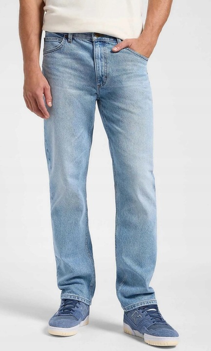 Blugi barbati Lee Relaxed fit Albastru din Bumbac, W32-L32 US