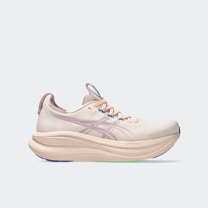 Pantofi sport dama, Asics, GEL-NIMBUS 28, amortizare ridicata, respirabilitate, Pearl Pink/Morganite