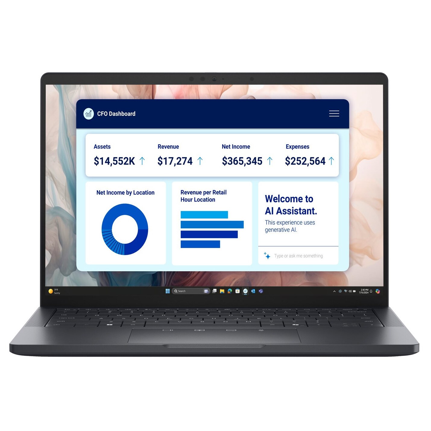 Лаптоп Dell Vostro 5320, Intel® Core™ i7-1260P до 4,7 GHz, 13,3