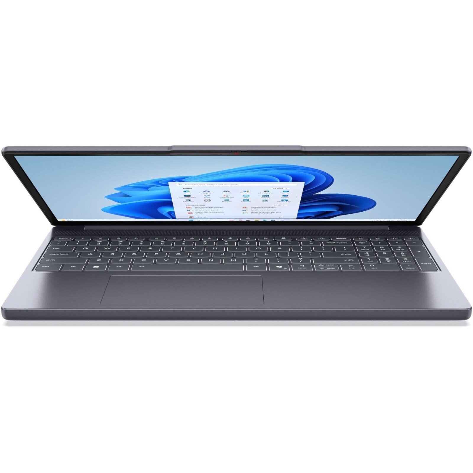Laptop Lenovo IdeaPad Slim 3, 15.3" WUXGA, AMD Ryzen™ 5 7535HS pana la 4.55 GHz, 16 GB RAM DDR5 4800, 512 GB SSD, AMD Radeon 660M, Free Dos, Luna Grey 512 GB