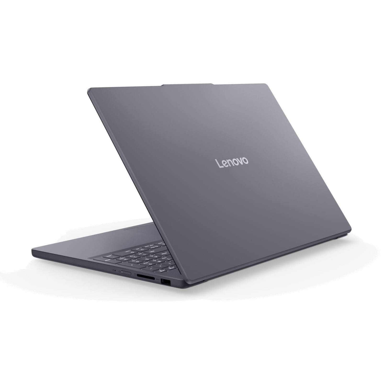 Laptop Lenovo IdeaPad Slim 3, 15.3" WUXGA, AMD Ryzen™ 5 7535HS pana la 4.55 GHz, 16 GB RAM DDR5 4800, 512 GB SSD, AMD Radeon 660M, Free Dos, Luna Grey 512 GB
