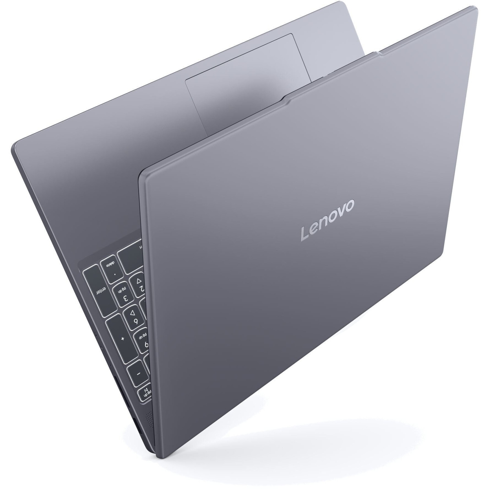 Laptop Lenovo IdeaPad Slim 3, 15.3" WUXGA, AMD Ryzen™ 5 7535HS pana la 4.55 GHz, 16 GB RAM DDR5 4800, 512 GB SSD, AMD Radeon 660M, Free Dos, Luna Grey 512 GB