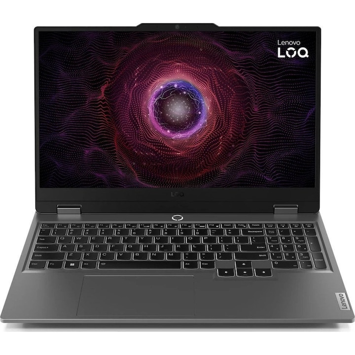 Laptop Lenovo LOQ, 15.6" Full HD, AMD Ryzen™ 5 7235HS pana la 4.2 GHz, 16 GB RAM DDR5 4800, 512 GB SSD, NVIDIA® GeForce® RTX 4050 6 GB, Free Dos, Luna Grey 512 GB